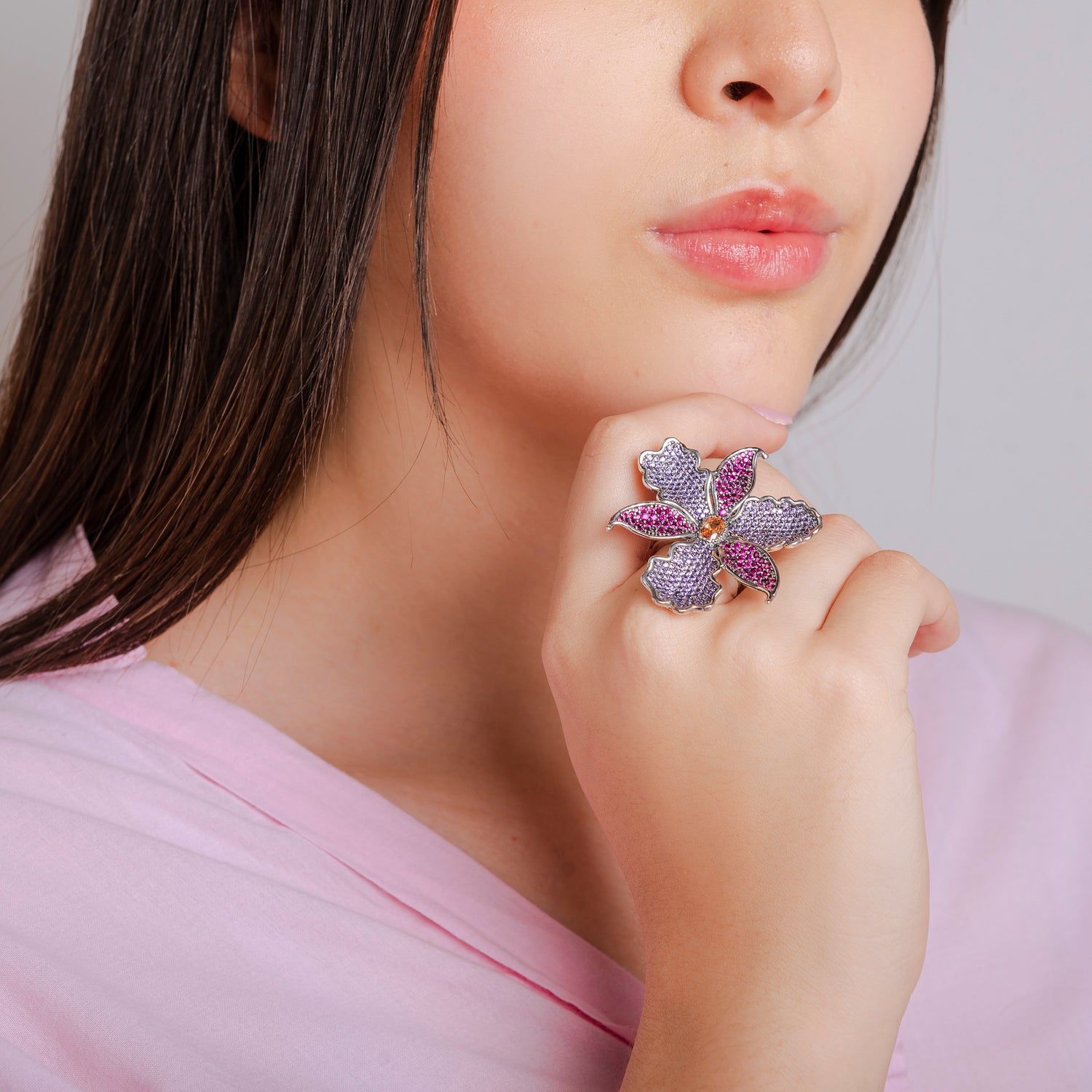 Anillo Orquídea
