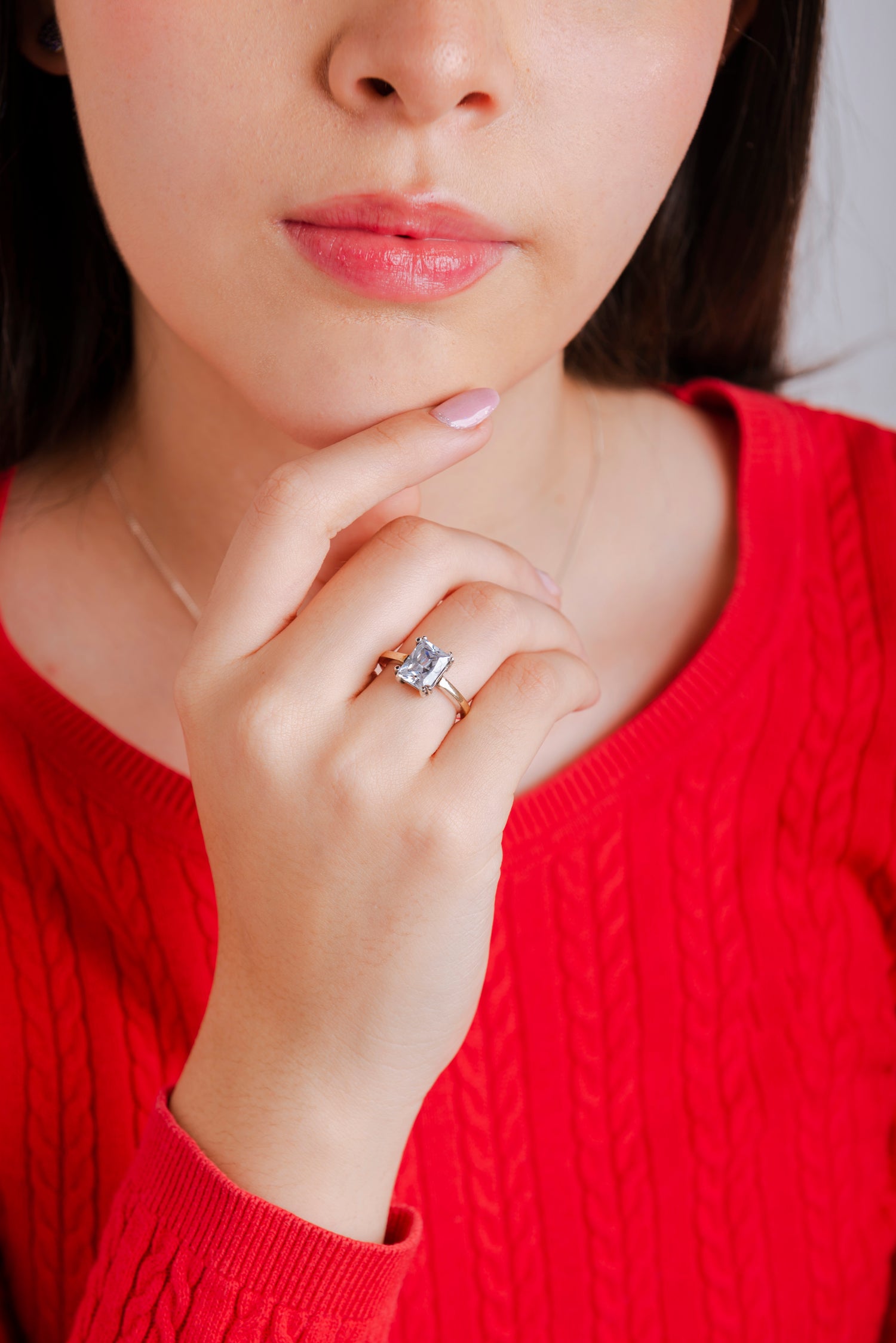 Anillo Solitario Brillo Radiante