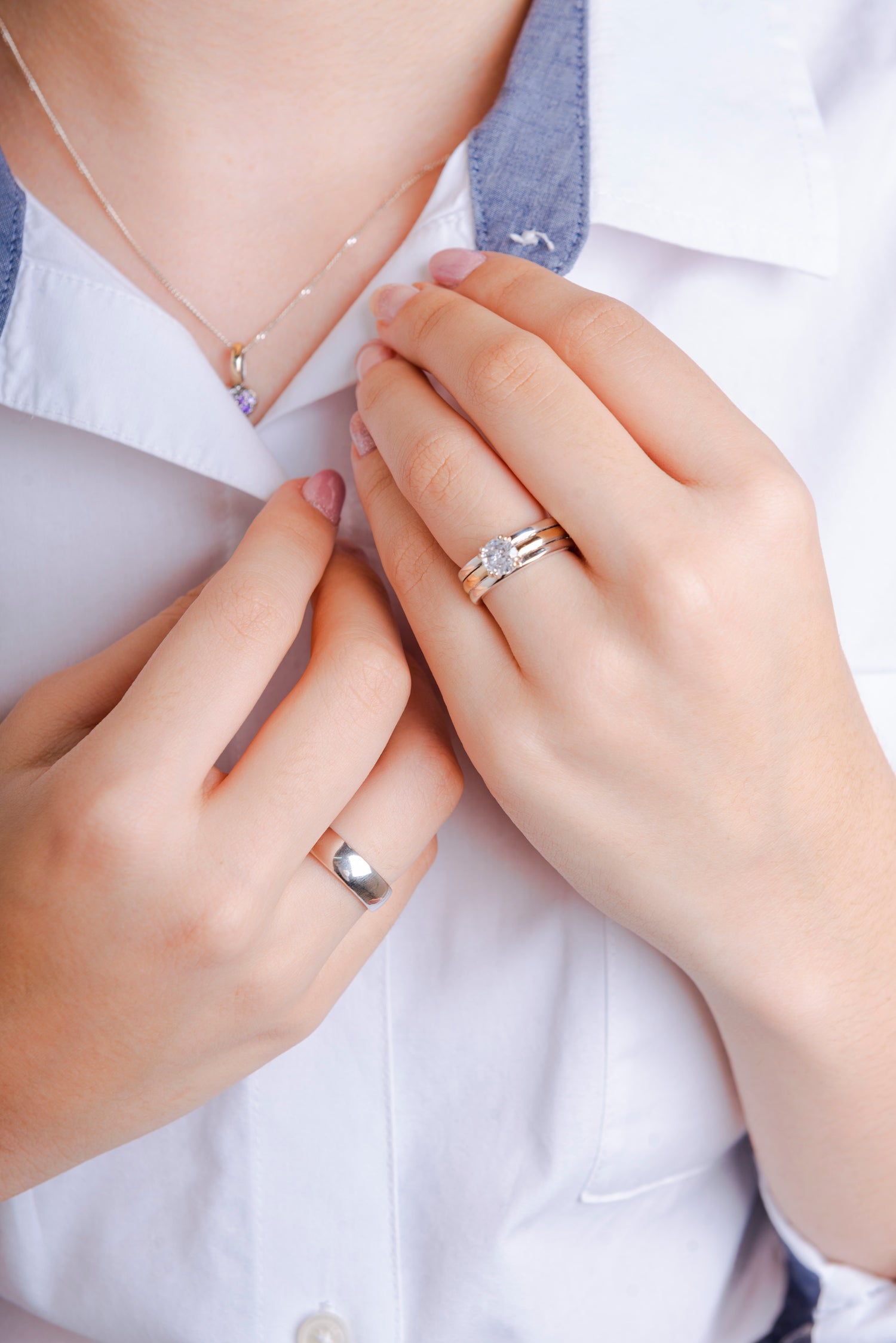 Anillo Solitario Eternidad Radiante