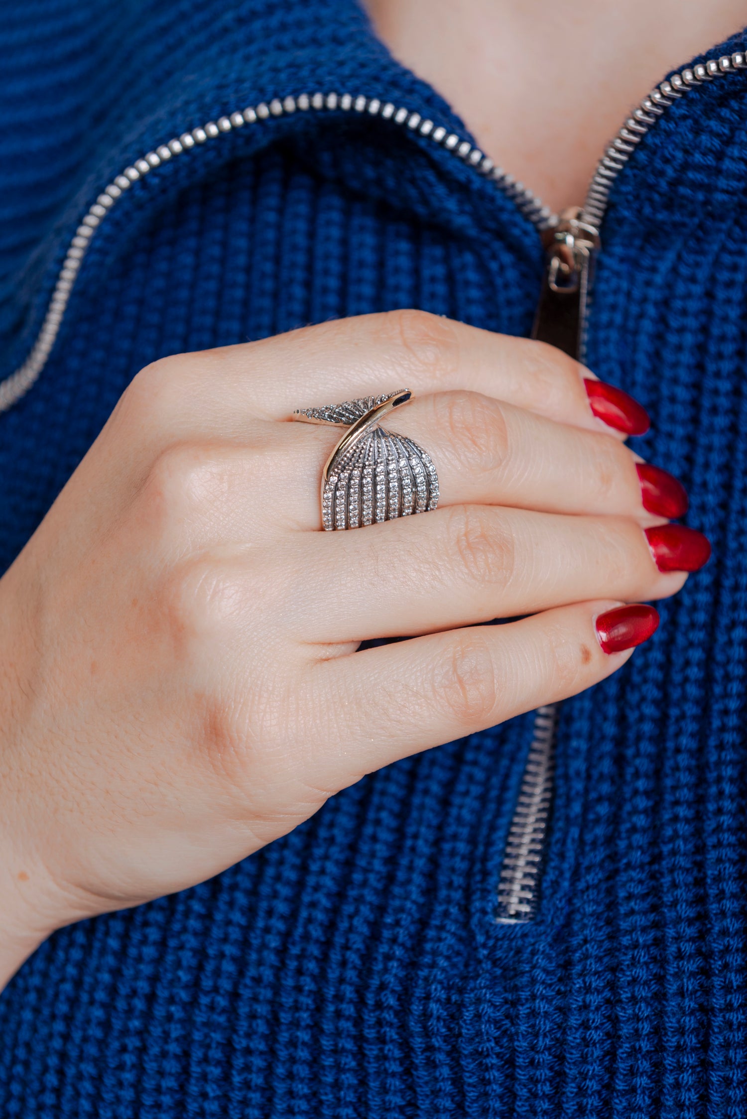 Anillo Ola de Brillo